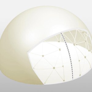 Cream Cover for 3.6m Dome