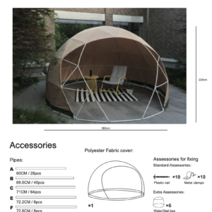 3.6m Summer Dome Instructions